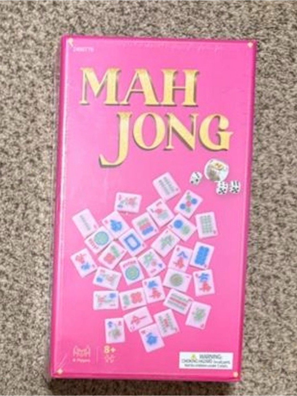 Hobby Lobby Pink and Gold Mah Jong Game